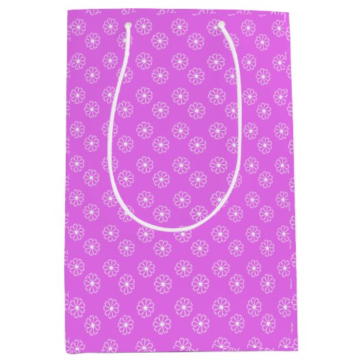 Sacola de  Presente Rosa Fosco Medium Cadeauzakje (Voorkant)