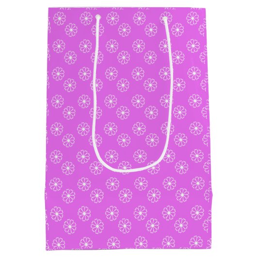 Sacola de  Presente Rosa Fosco Medium Cadeauzakje (Achterkant)