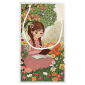 Sacola para Presente Menina no jardim Klein Cadeauzakje (Achterkant)