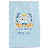 Sacola para presentes “Baby Prince Bear ” Medium Cadeauzakje (Voorkant)