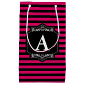 Sacola Presentes Listras Pink Monograma Klein Cadeauzakje (Voorkant)