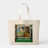 Sacola tamanho Jumbo Pantanal Grote Tote Bag (Achterkant)