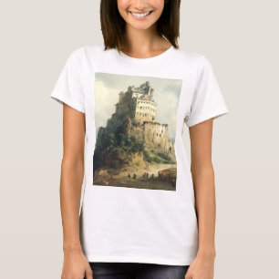 Sacra di San Michele Klooster Alpine Kunst T-shirt