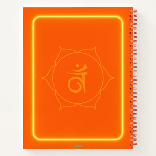 Sacraal chakra journaal notitieboek (Achterkant)
