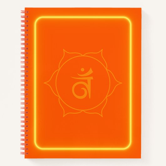 Sacraal chakra journaal notitieboek (Voorkant)