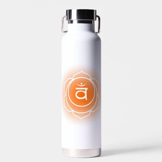 Sacraal Chakra Symbool | Svadhisthana Waterfles (Voorkant)