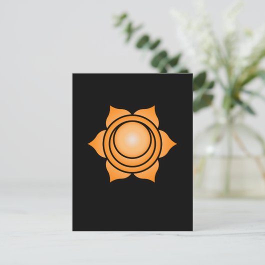 Sacral Chakra Briefkaart (Staand voorkant)