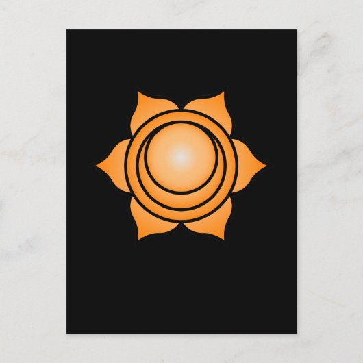 Sacral Chakra Briefkaart (Voorkant)