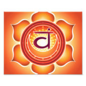 Sacral Chakra Foto Afdruk (Voorkant)