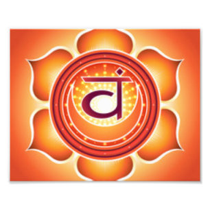 Sacral Chakra Foto Afdruk