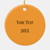 Sacral Chakra kerstversiering Keramisch Ornament (Achterkant)