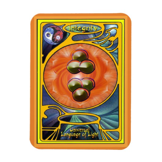 Sacral Chakra Mandala - interity Magneet (Verticaal)