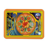 Sacral Chakra Mandala Magneet (Horizontaal)