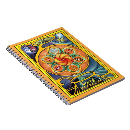 Sacral Chakra Mandala Notitieboek (Rechterzijde)