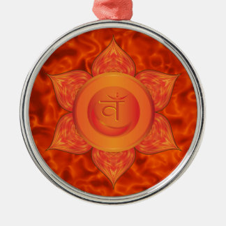Sacral Chakra Ornaments Metalen Ornament