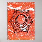 Sacral Chakra Poster (Voorkant)