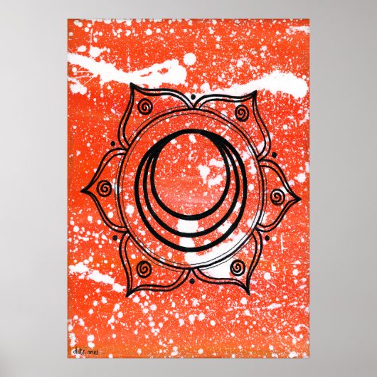 Sacral Chakra Poster (Voorkant)