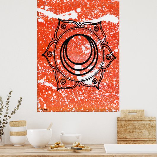 Sacral Chakra Poster (Keuken)