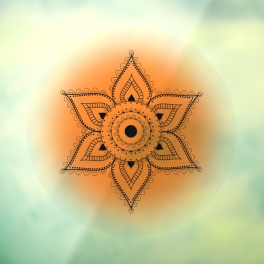 Sacral Chakra Raamsticker (Vel 3)
