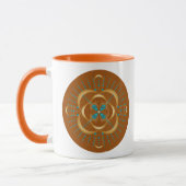 Sacral Chakra Shadow Mandala Two Tone Mok (Links)