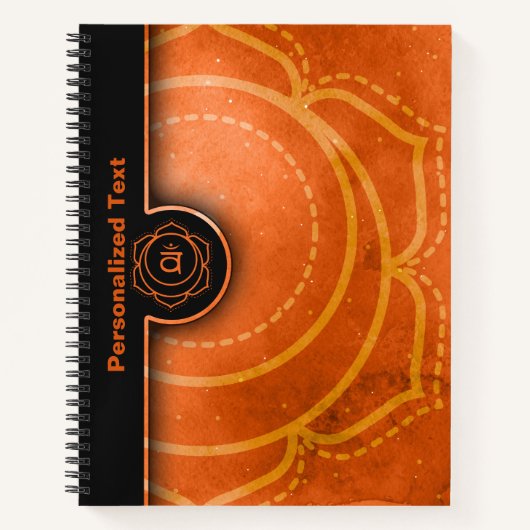 Sacral Chakra Svadhisthana Energie Healing Notitieboek (Voorkant)