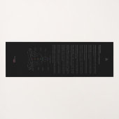 Sacral Chakra Svadhisthana Serenity Yogamat (Achterkant (horizontaal))