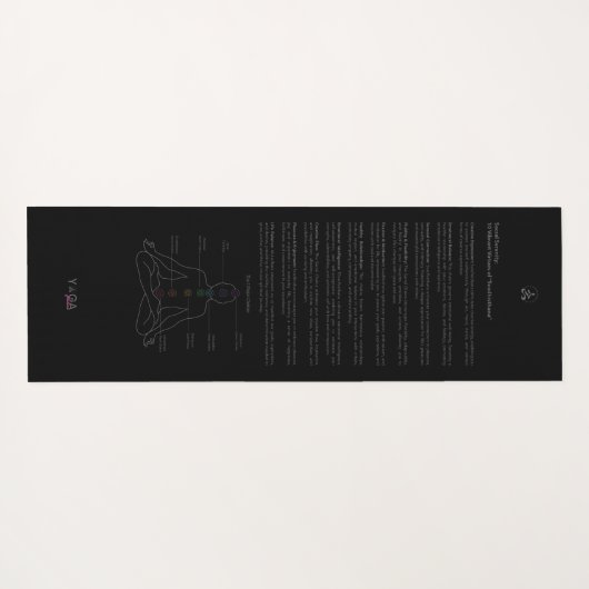 Sacral Chakra Svadhisthana Serenity Yogamat (Achterkant (horizontaal))