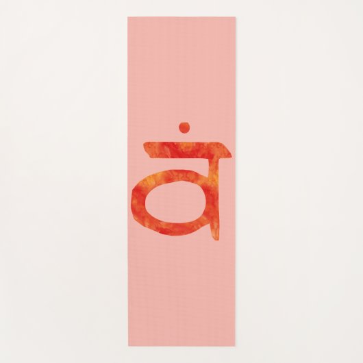 Sacral Chakra Yogamat (Voorkant)
