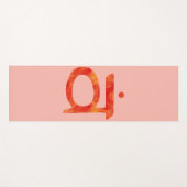 Sacral Chakra Yogamat (Voorkant (horizontaal))