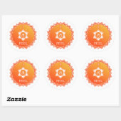 Sacrale chakra... ik voel me ronde sticker (Vel)