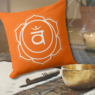 Sacrale chakra   Svadhisthana   Oranje meditatie Kussen