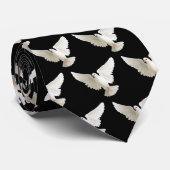 Sacrament bevestiging duif geest zwart wit stropdas (Opgerold)