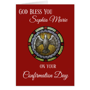 Sacrament Bevestiging Glas in lood Window Dove