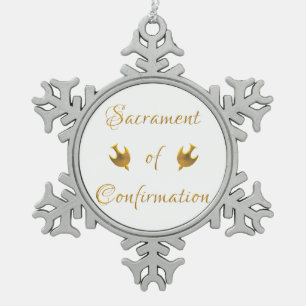 Sacrament of Confirmation Sneeuwvlok Ornament