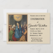 Sacrament van Bevestiging Maria & Heilige Geest Kaart (Voorkant)