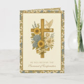 Sacrament van de Firmung Gebed Feestdagen Kaart (Voorkant)