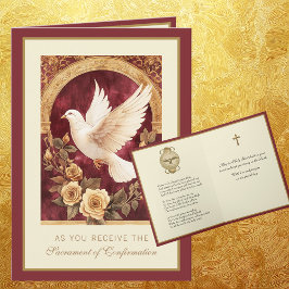 Sacrament van de Heilige Communie Religieus Gebed Feestdagen Kaart