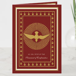 Sacrament van de Heilige Communie Religieus Gebed Feestdagen Kaart