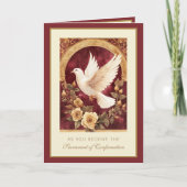 Sacrament van de Heilige Communie Religieuze Gebed Feestdagen Kaart (Voorkant)