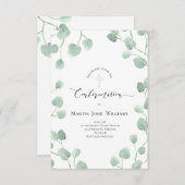 Sacrament van het Bevestiging van het groen decor Kaart (Voorkant / Achterkant)