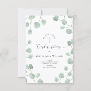 Sacrament van het Bevestiging van het groen decor Kaart