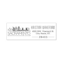 Sacramento | Aangepast zelfinkend stempel voor adr