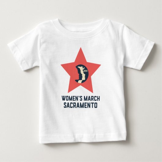 Sacramento Baby 3/4 Sleeve T-Shirt (Voorkant)