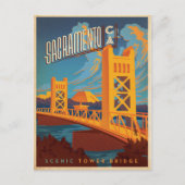Sacramento, CA Briefkaart (Voorkant)