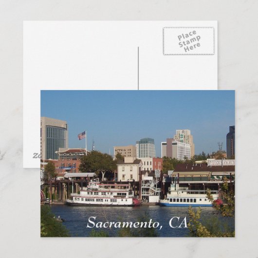 Sacramento, CA-Briefkaart Briefkaart (Voorkant / Achterkant)