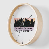 Sacramento CA Stadssilhouet   (Hoek)