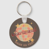 Sacramento California accessoire souvenir Sleutelhanger (Voorkant)