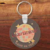 Sacramento California accessoire souvenir Sleutelhanger (Voorkant)