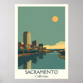 Sacramento California Art Print | Staatshoofdstad