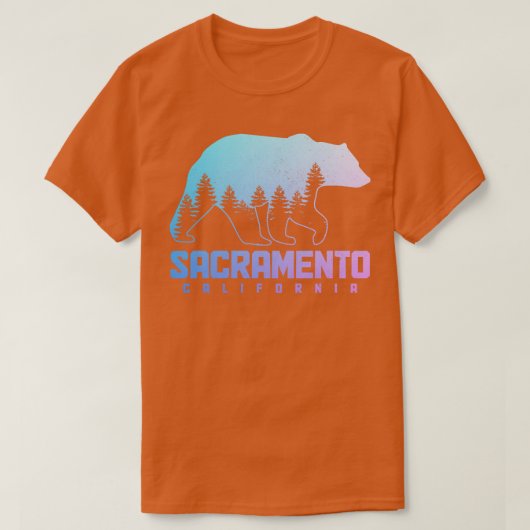 Sacramento California Beer Grizzly Pride Outdoor V T-shirt (Design voorkant)